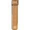 Ekena Millwork Traditional Craftsman Rough Sawn Bracket w/ Offset Brace, Western Red Cedar, 6"W x 16"D x 28"H BKT0604X16X28TRA04RWR - alternate 4